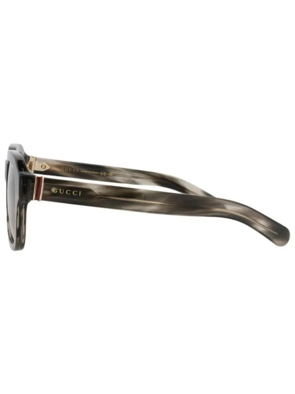 New Gucci Mens Square/Rectangle Havana Havana Brown Fashion Designer Sunglasses